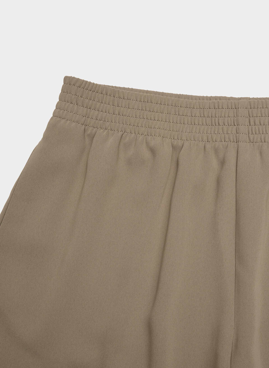 parker palazzo hose - studio drape cola taupe