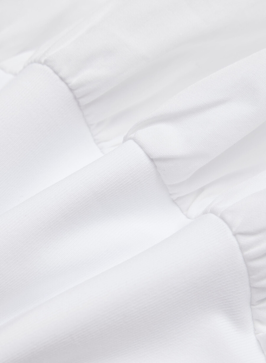 segment popeline-kleid strahlend weiß
