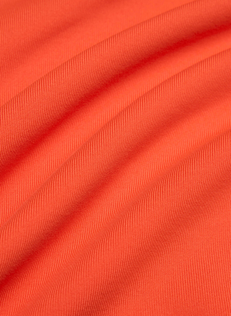segment popelinekleid mohnrot