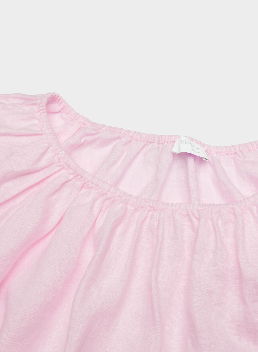 fiore leinenbluse villa pink