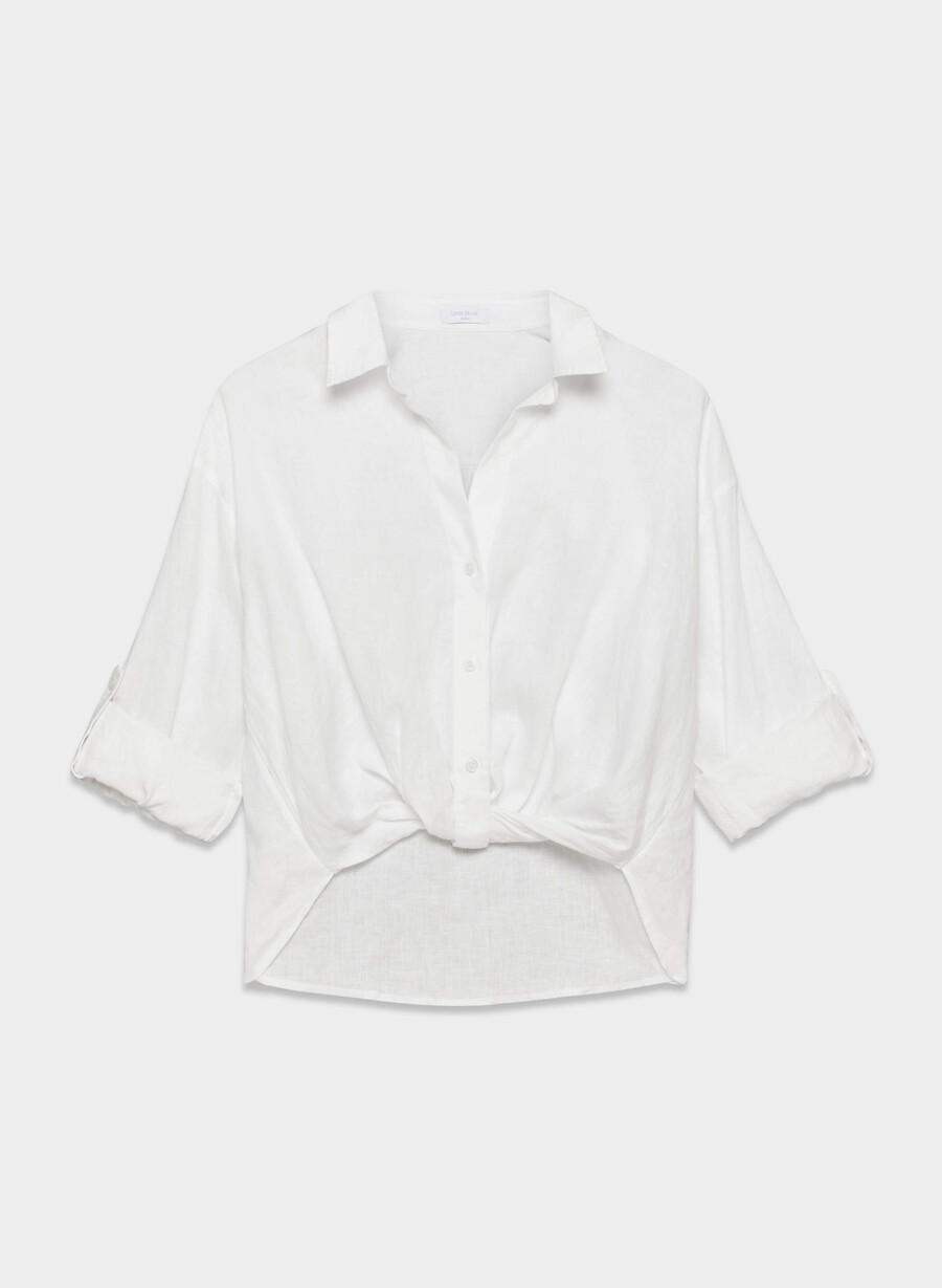 portofino leinenhemd weiss