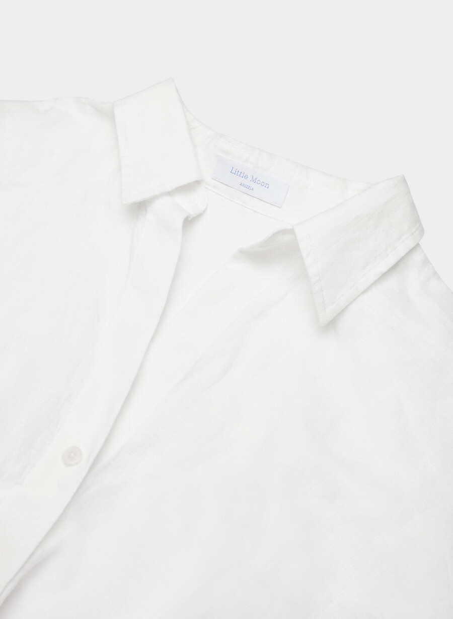 portofino leinenhemd weiss
