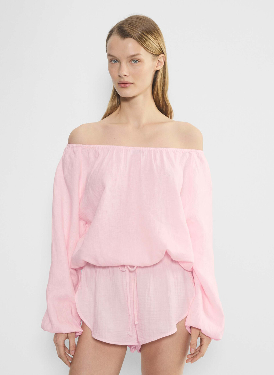 airplush cotton villa short villa pink
