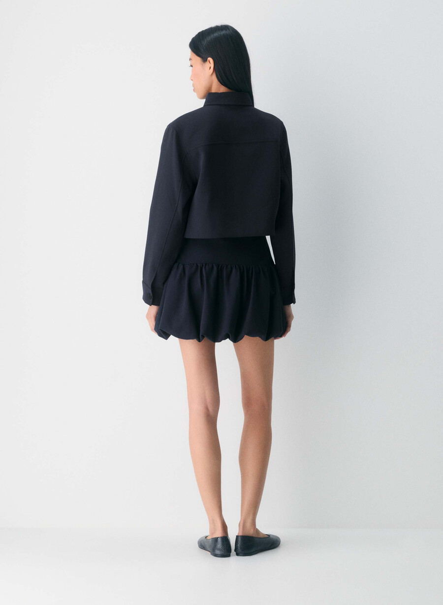 kurze kurze jacke - crepette dunkelblau
