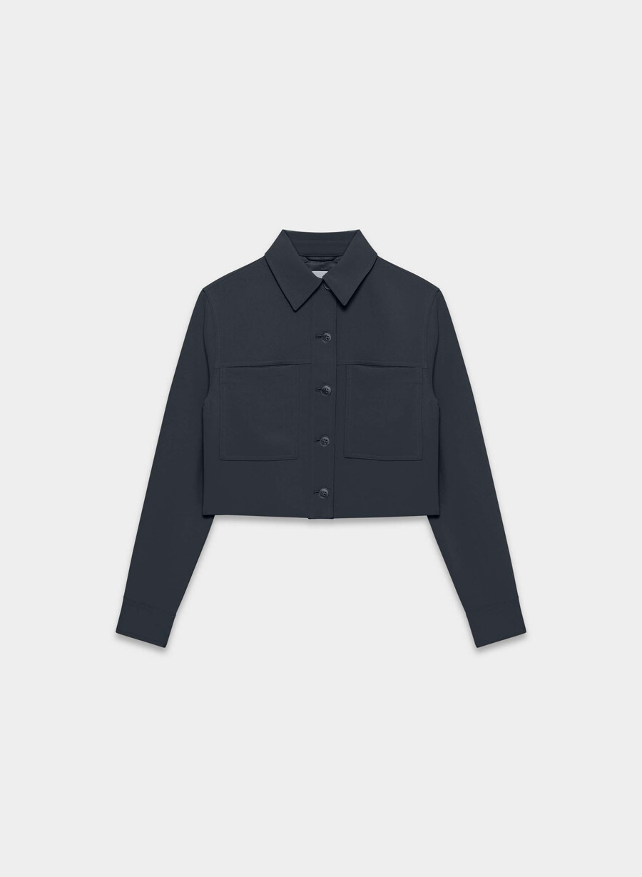 kurze kurze jacke - crepette dunkelblau