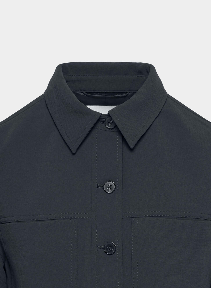 kurze kurze jacke - crepette dunkelblau