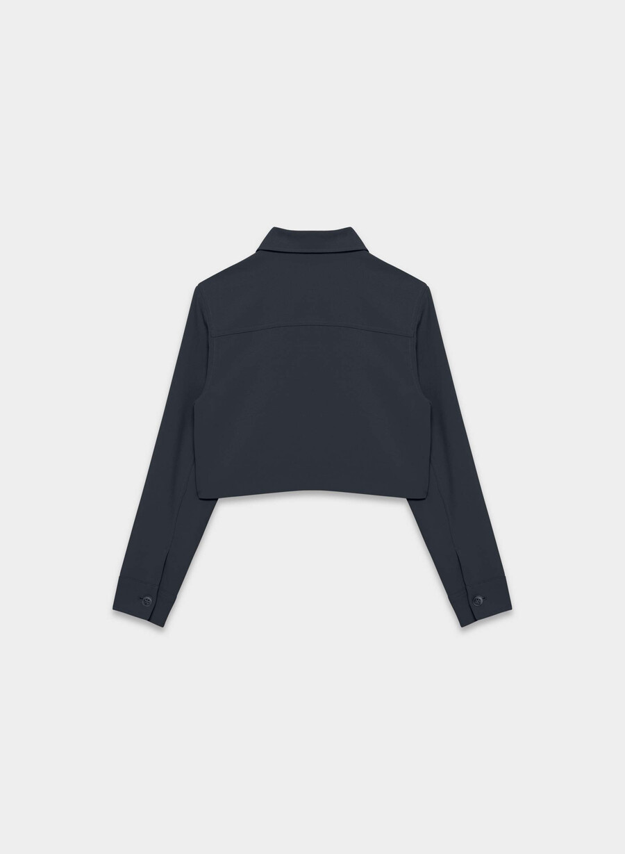 kurze kurze jacke - crepette dunkelblau