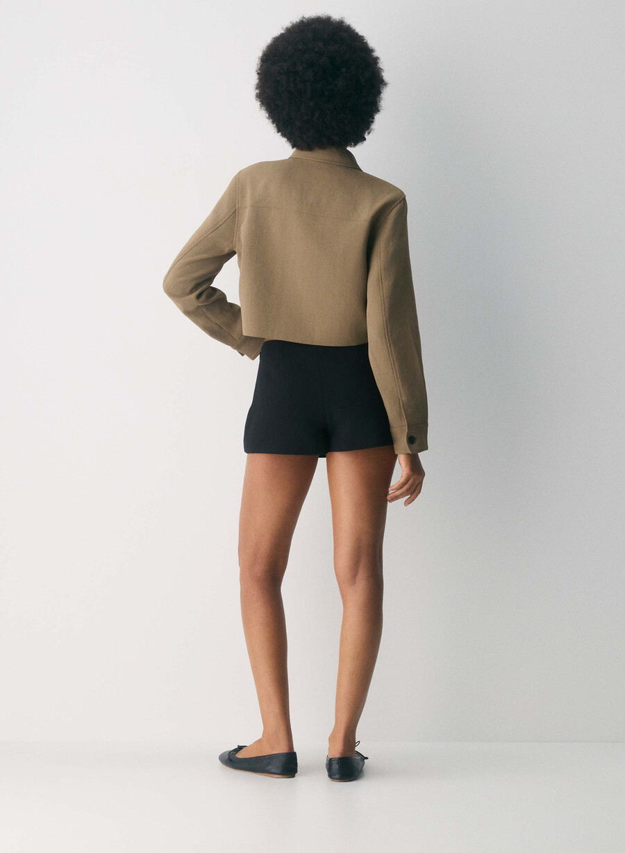 kurze kurze jacke - crepette folio braun