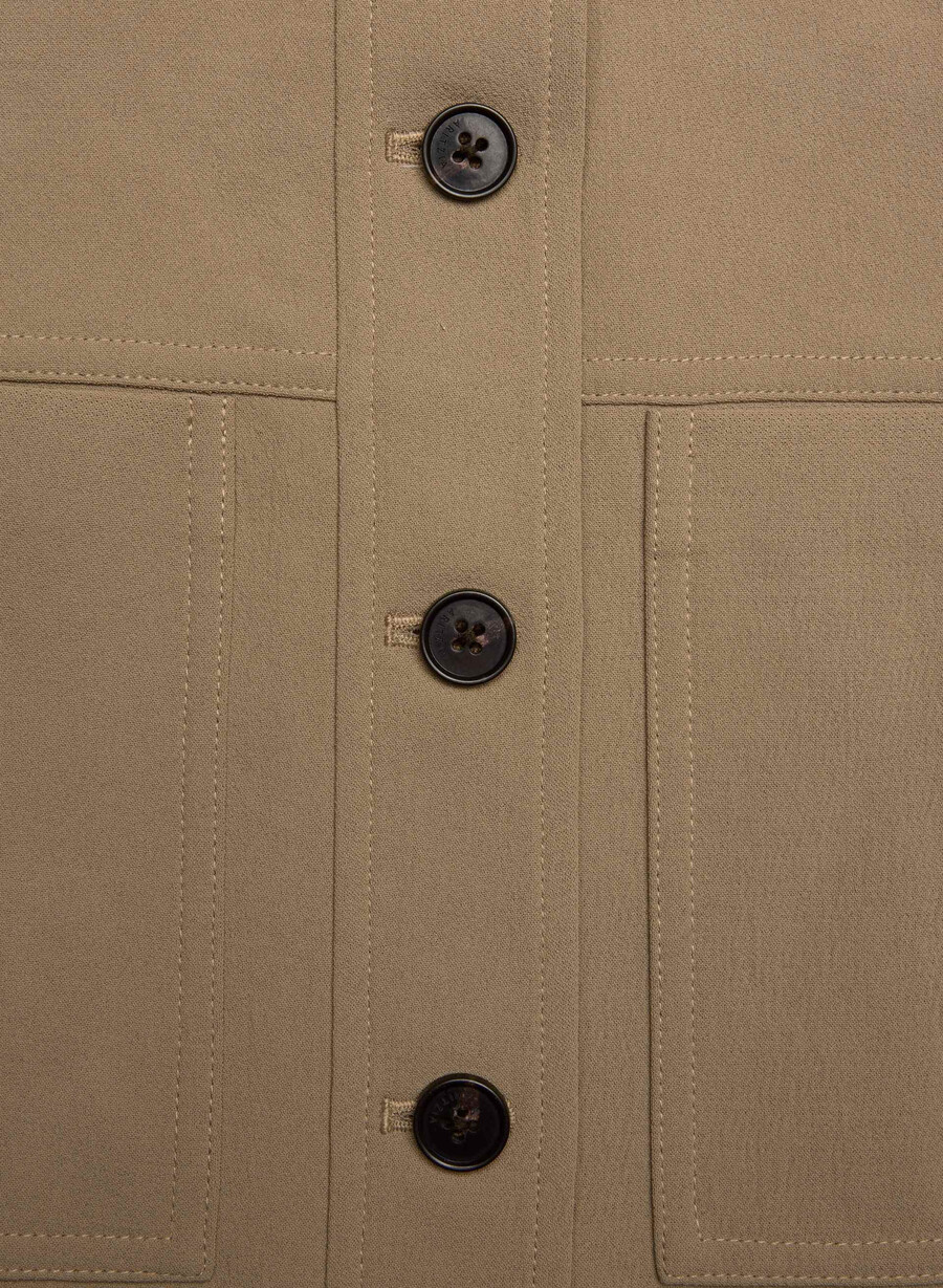 kurze kurze jacke - crepette folio braun