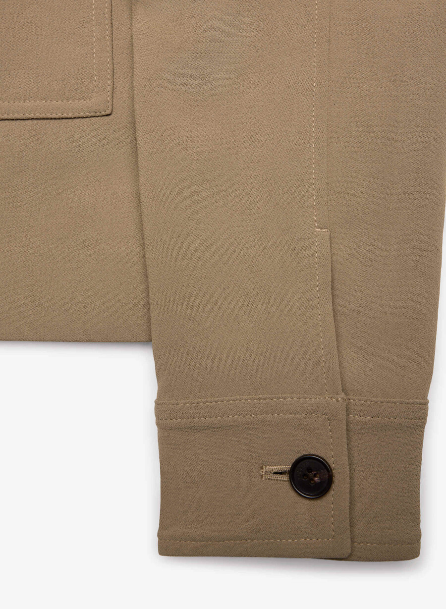 kurze kurze jacke - crepette folio braun