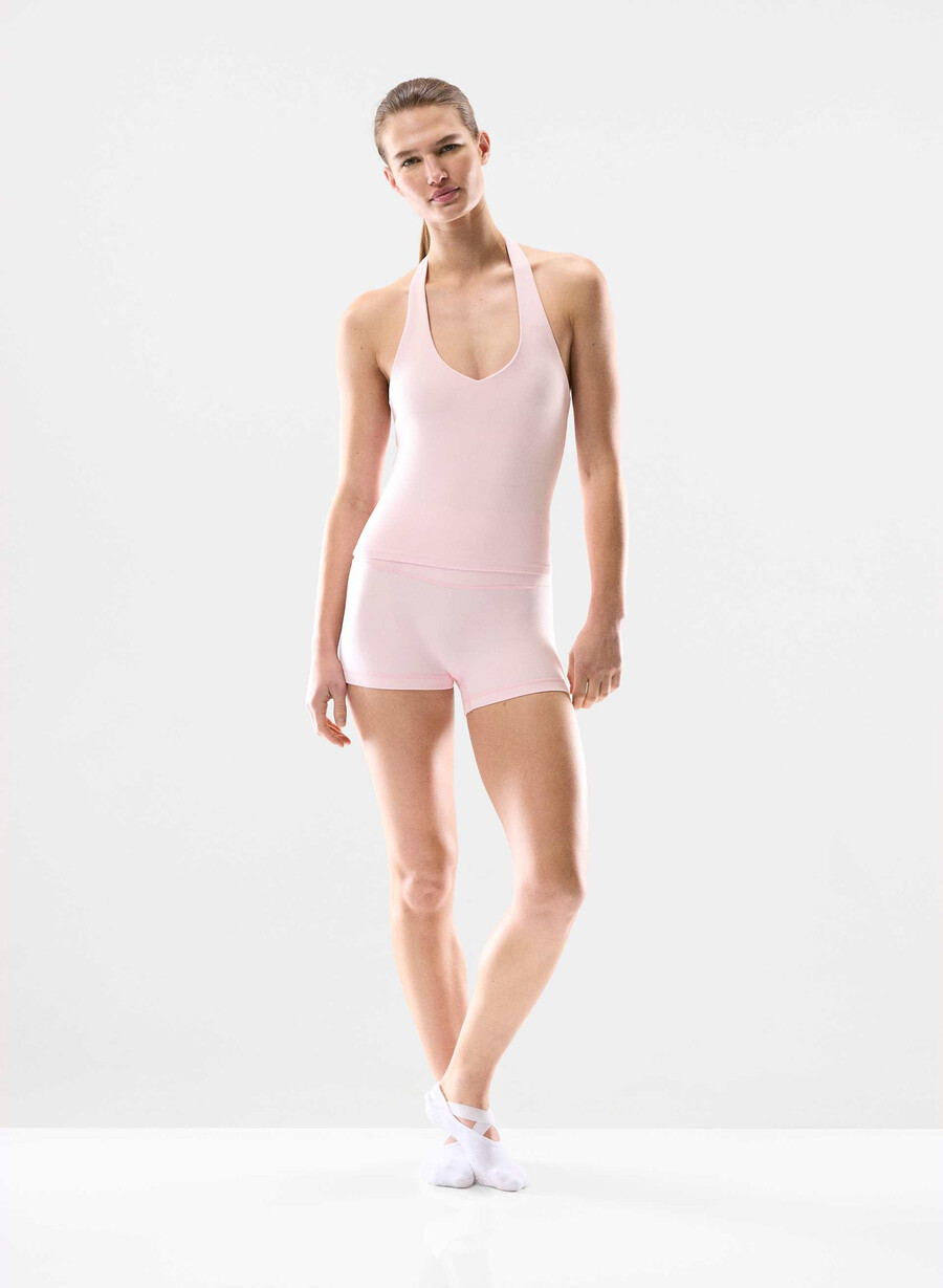 butter prime halter sporttank villa pink