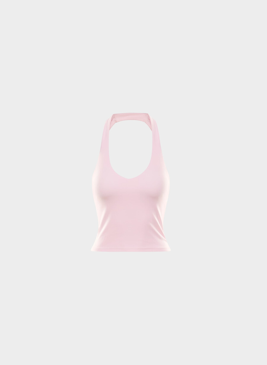 butter prime halter sporttank villa pink