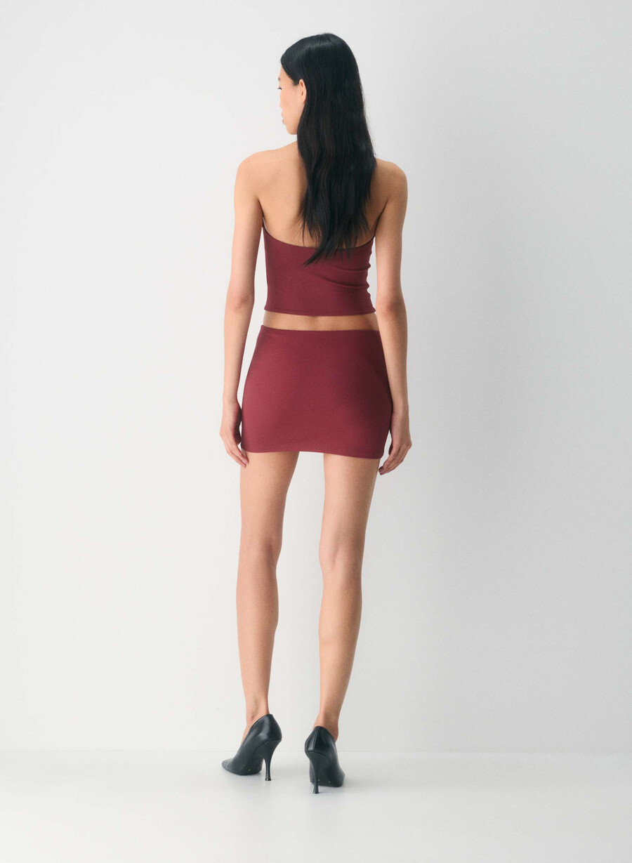 original contour request micro tube skort cordovan