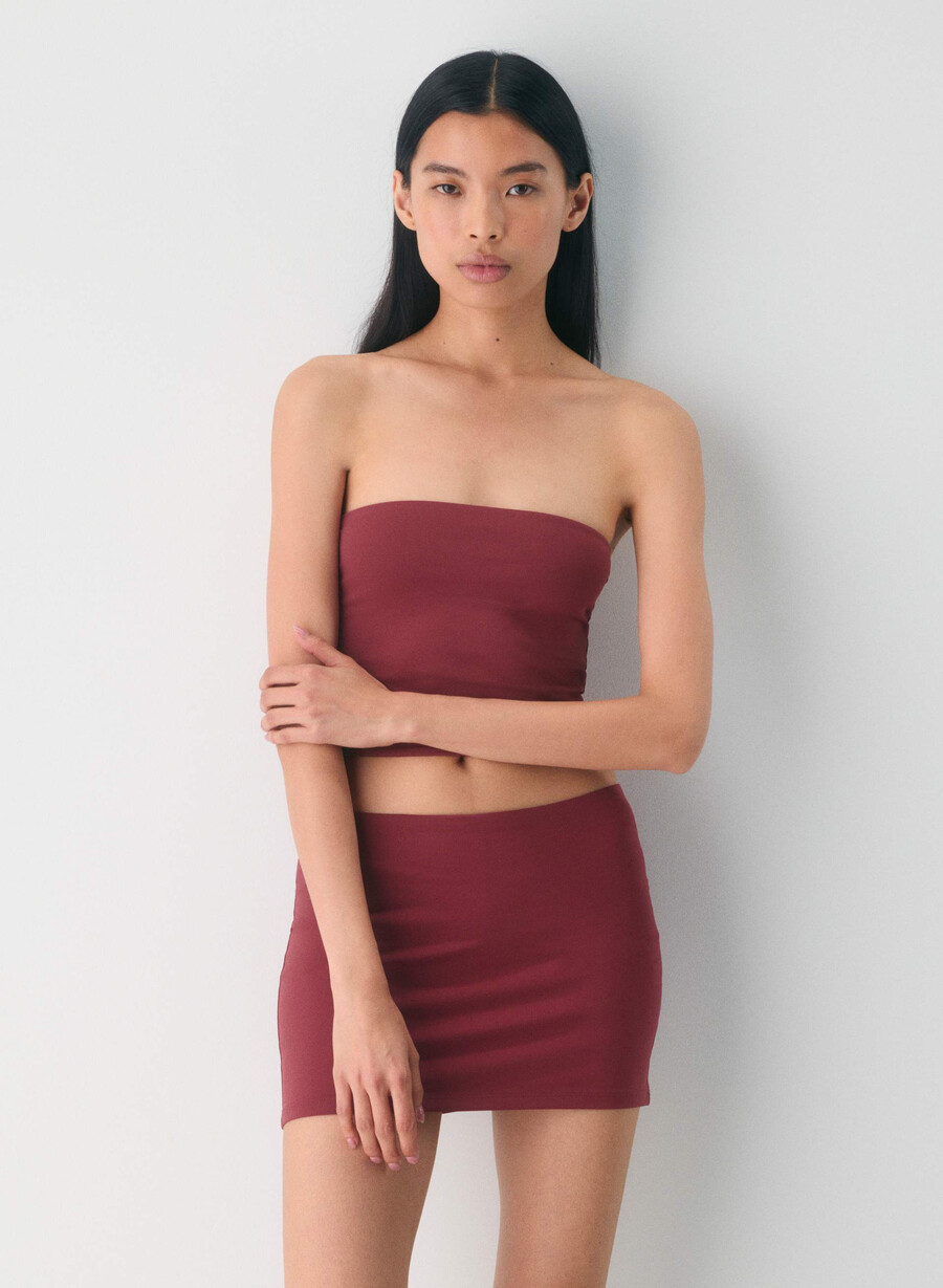 original contour request micro tube skort cordovan