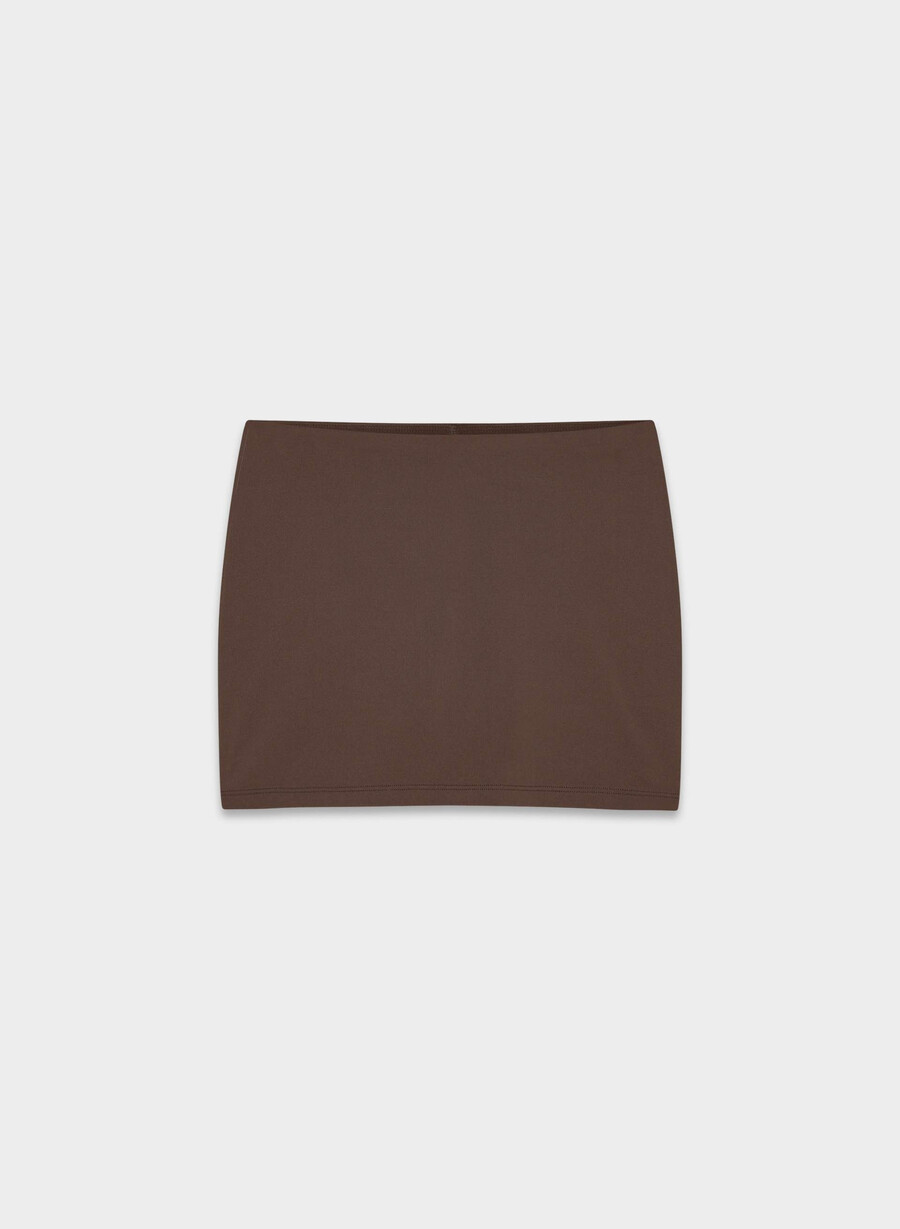 original contour request micro tube skort rich mocha brown