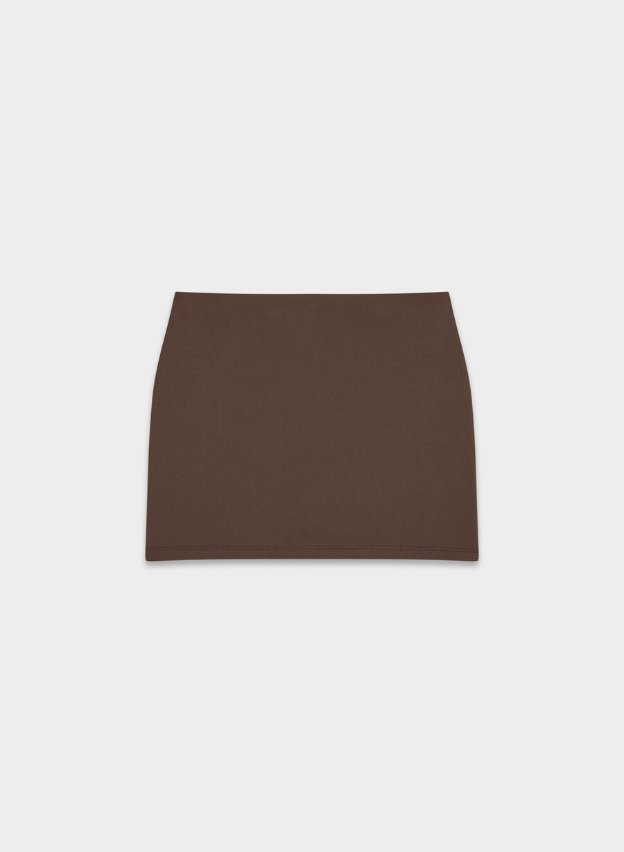 original contour request micro tube skort rich mocha brown