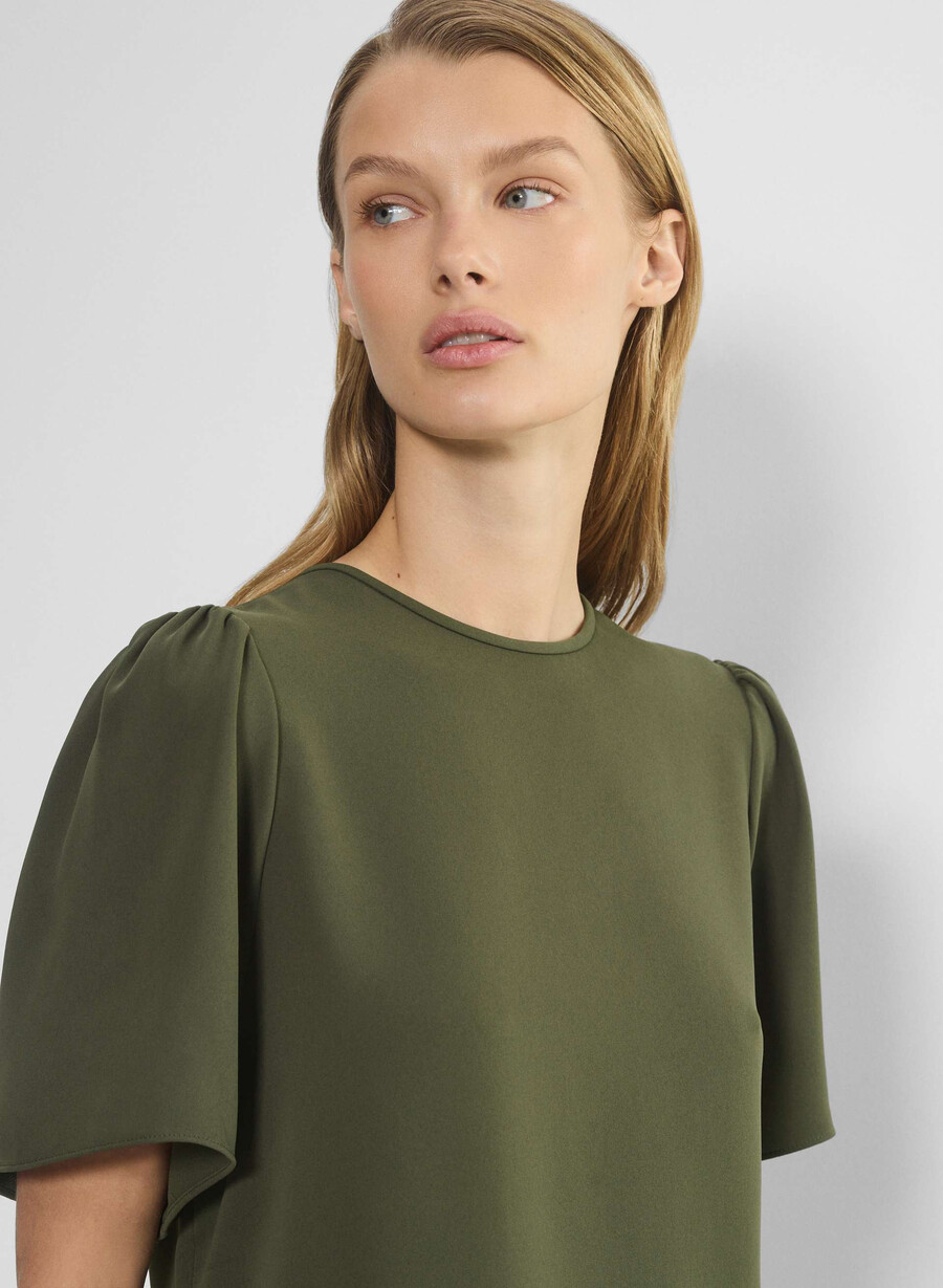 matilda bluse dunkeloliv
