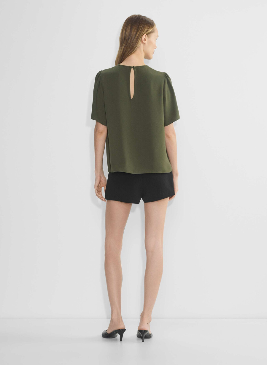 matilda bluse dunkeloliv
