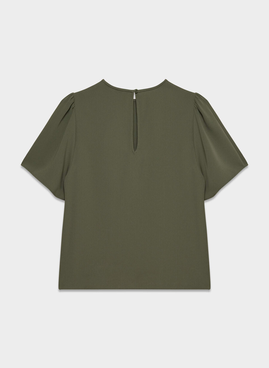 matilda bluse dunkeloliv