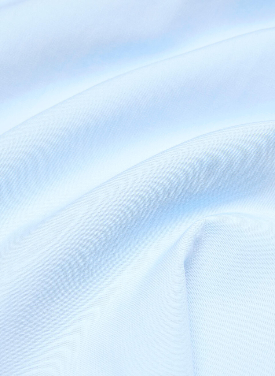 privates popeline-kleid villa blau