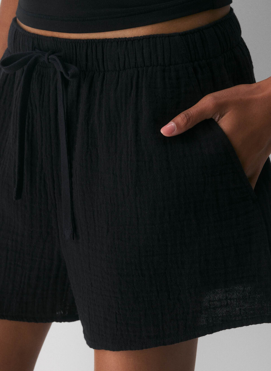 airplush cotton sail short schwarz