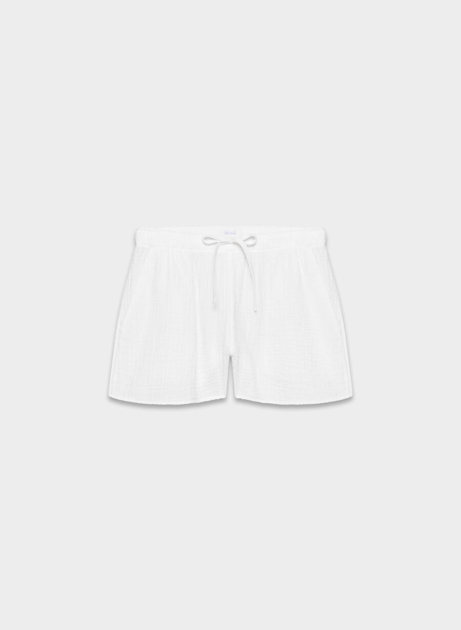 airplush cotton sail short weiss