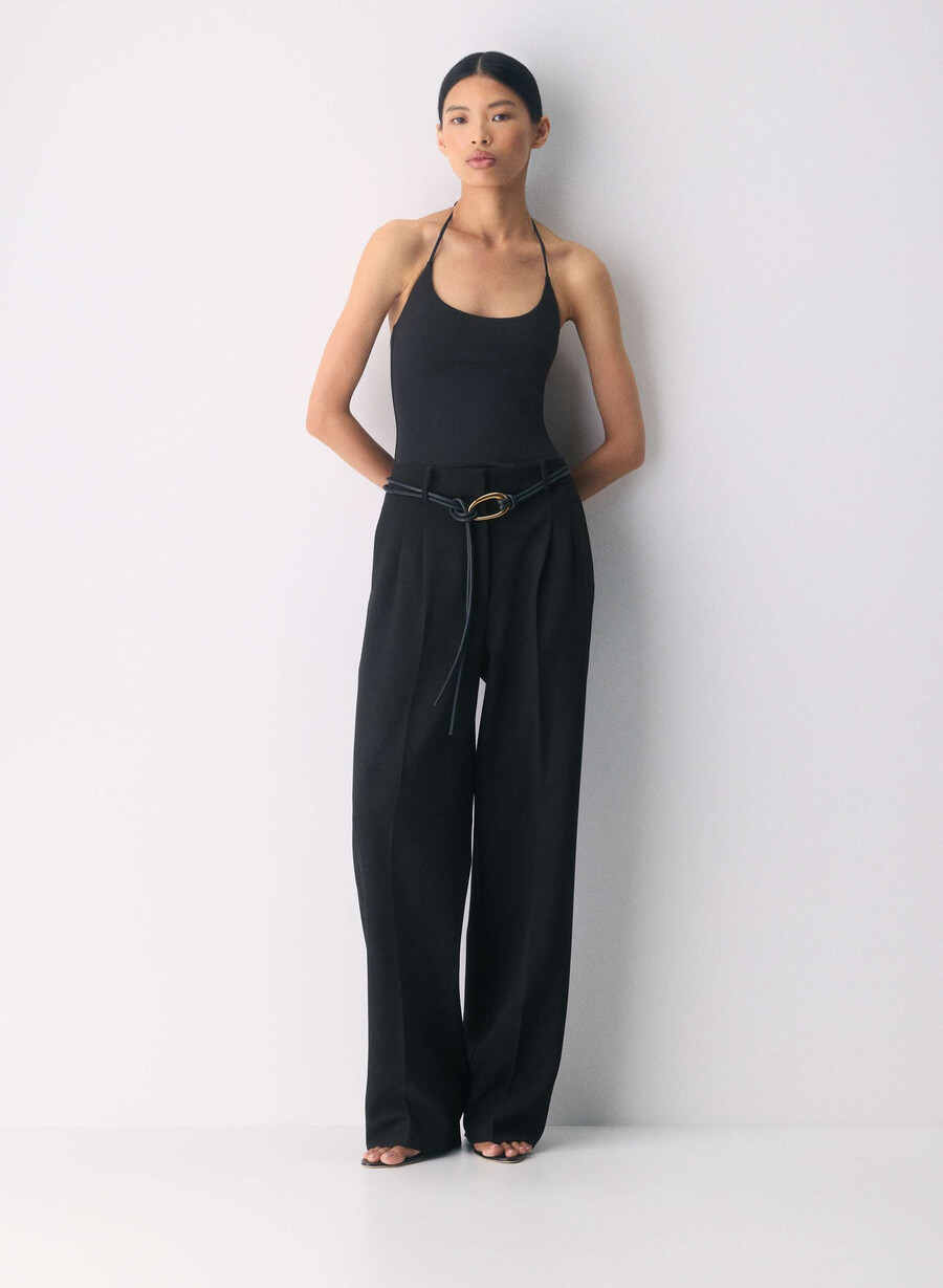 original contour grace neckholder-top schwarz