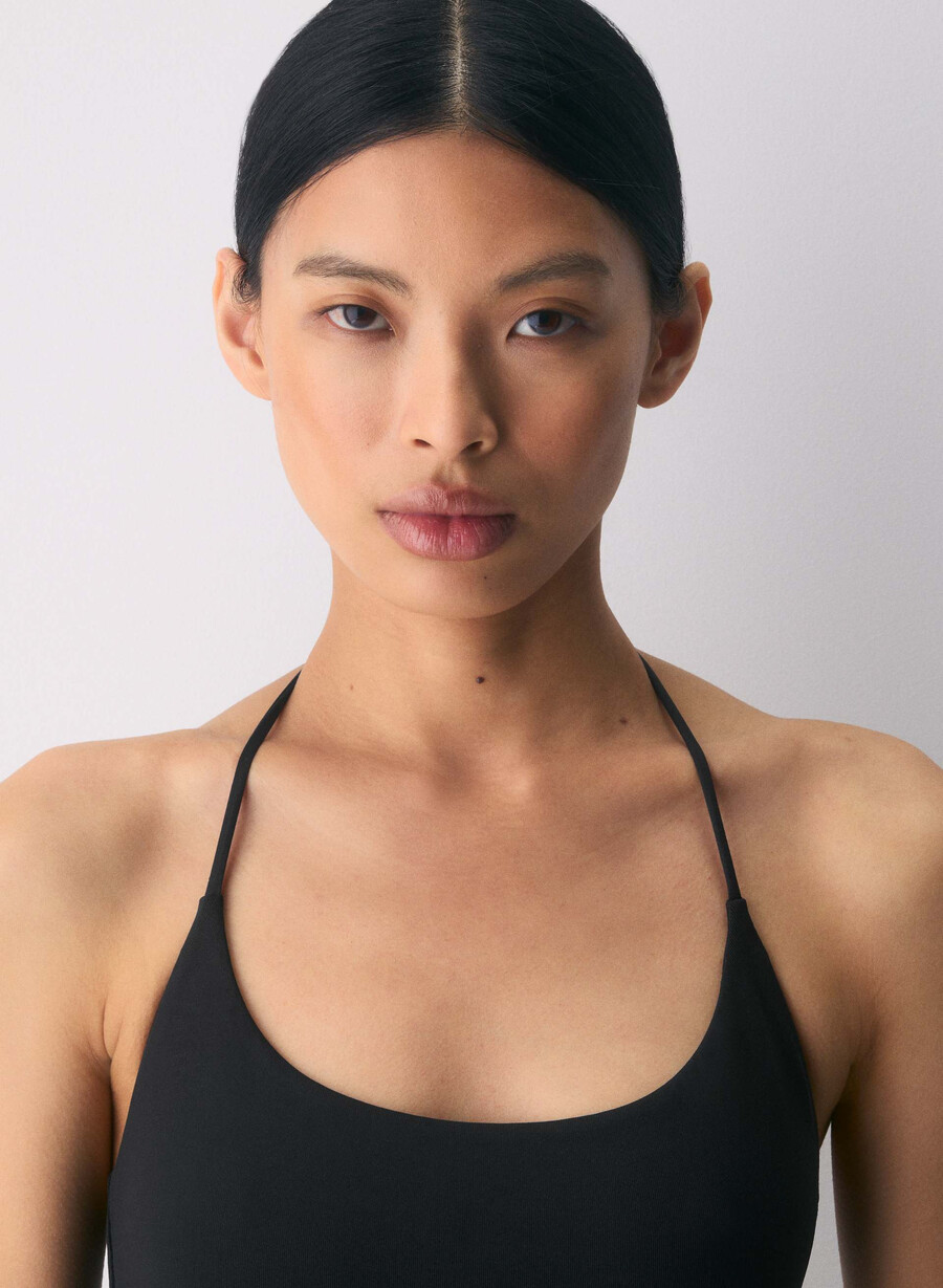 original contour grace neckholder-top schwarz