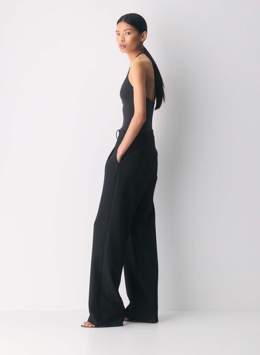 original contour grace neckholder-top schwarz