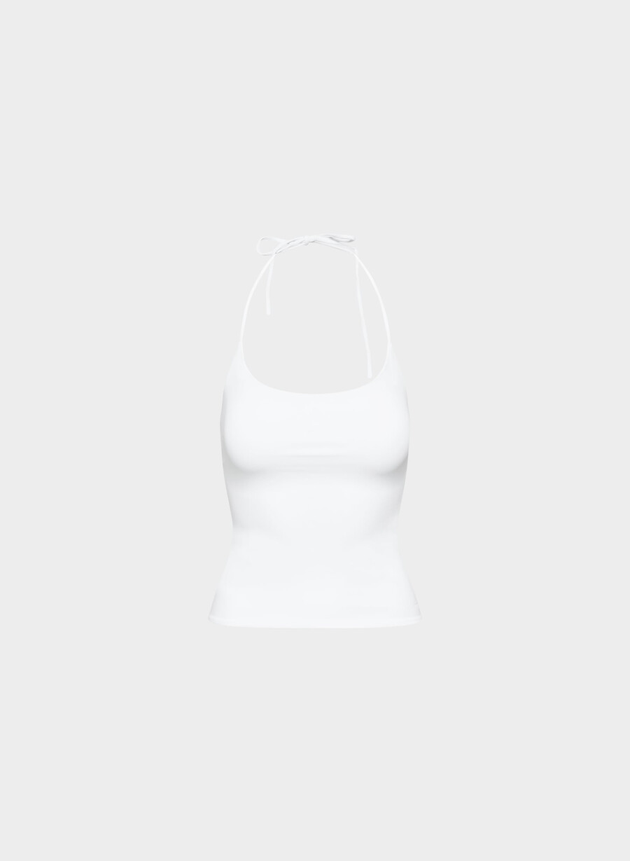 original contour grace neckholder-top strahlend weiß