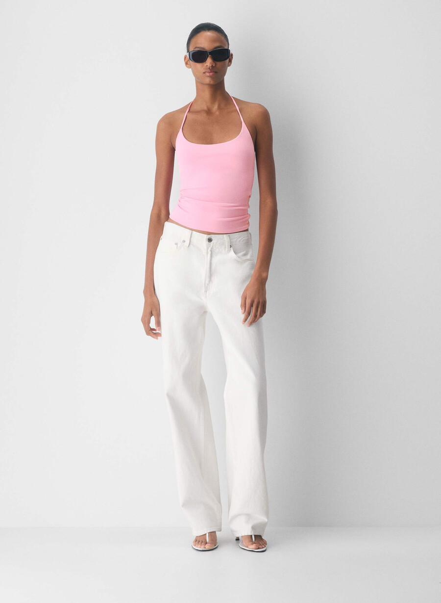 original contour grace neckholder-top jellybean pink