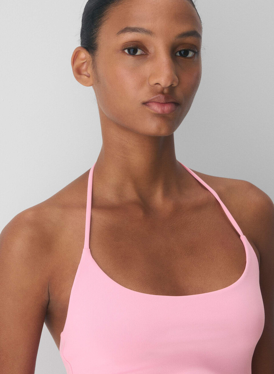 original contour grace neckholder-top jellybean pink