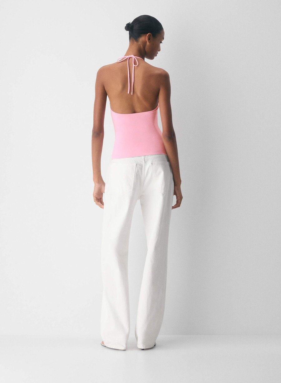 original contour grace neckholder-top jellybean pink