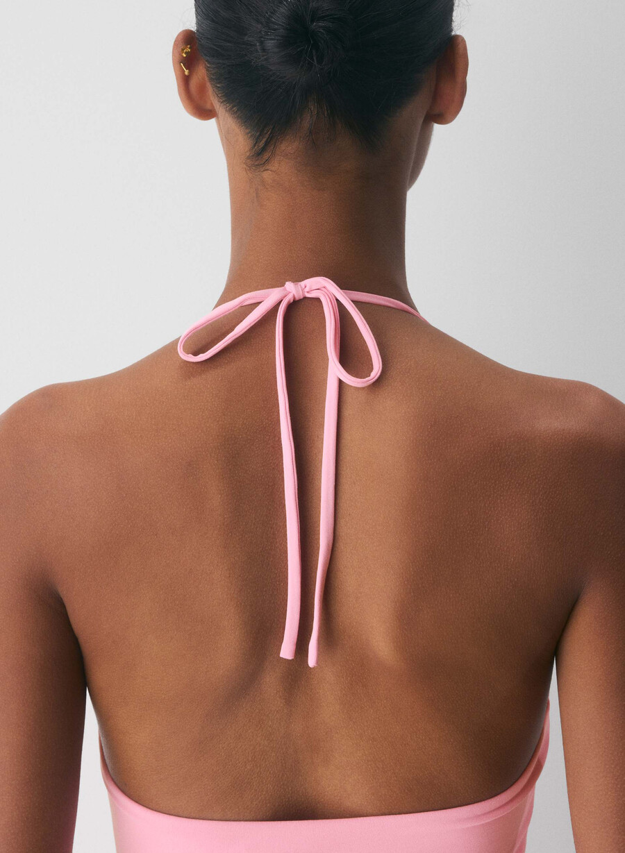 original contour grace neckholder-top jellybean pink