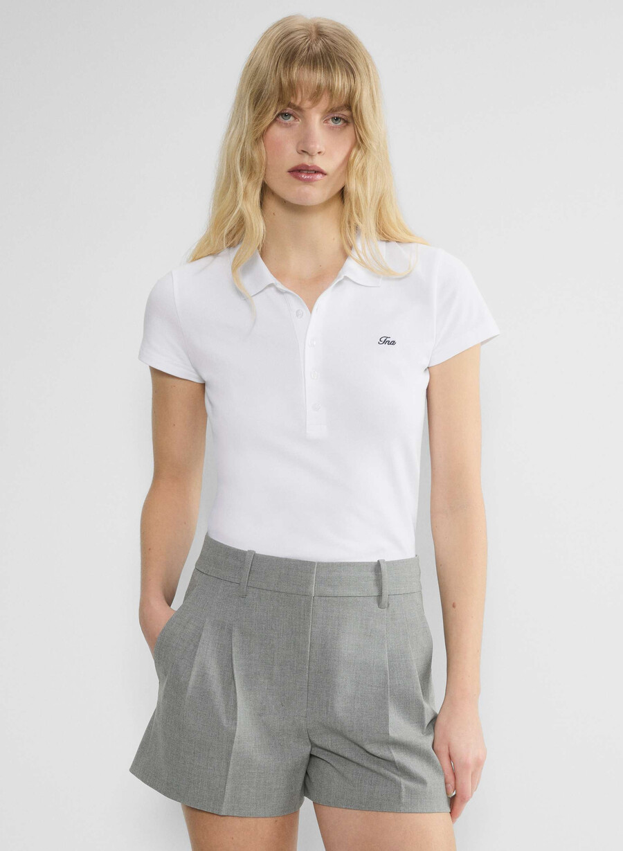 der mühelose mini-short - reessential light heather dark grey