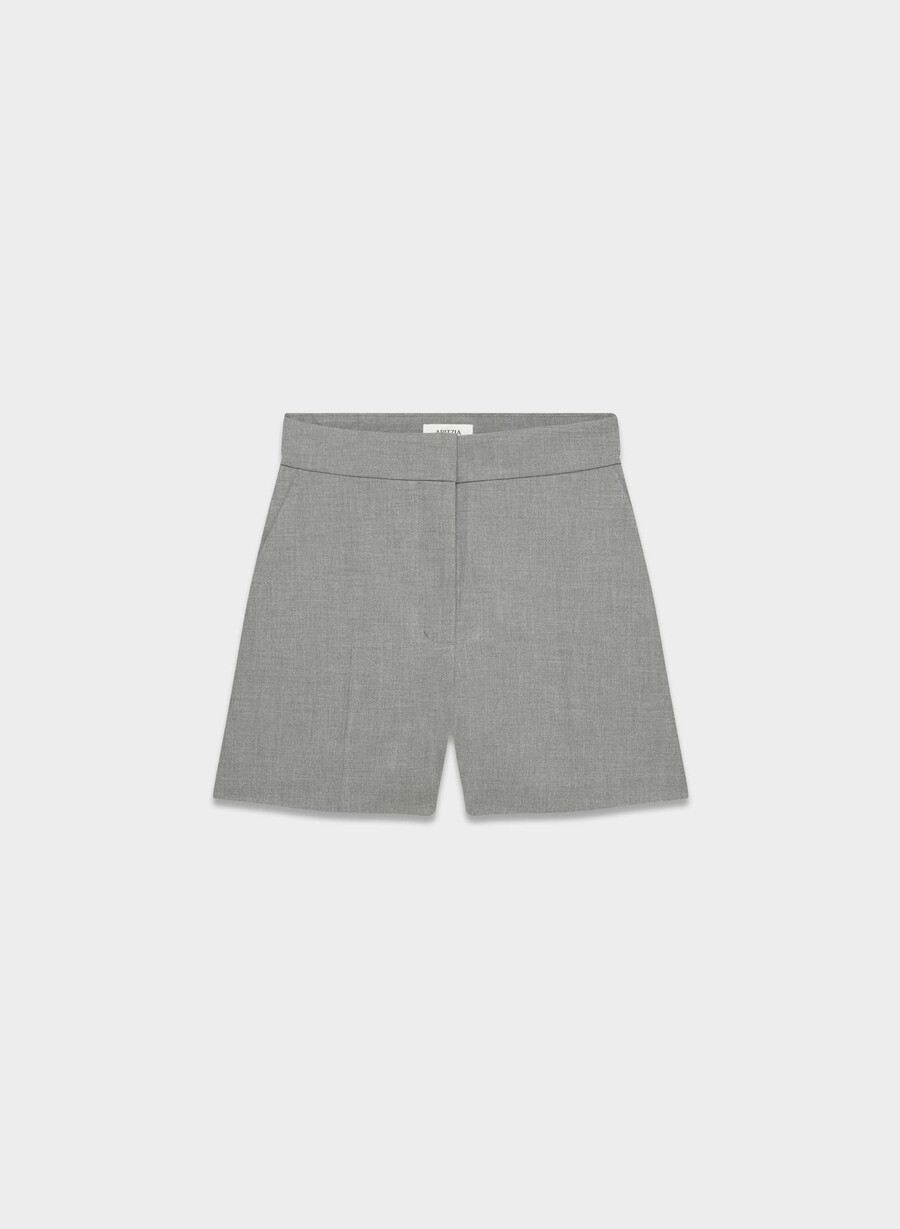 die limitless short mid-thigh - reessential light heather dark grey