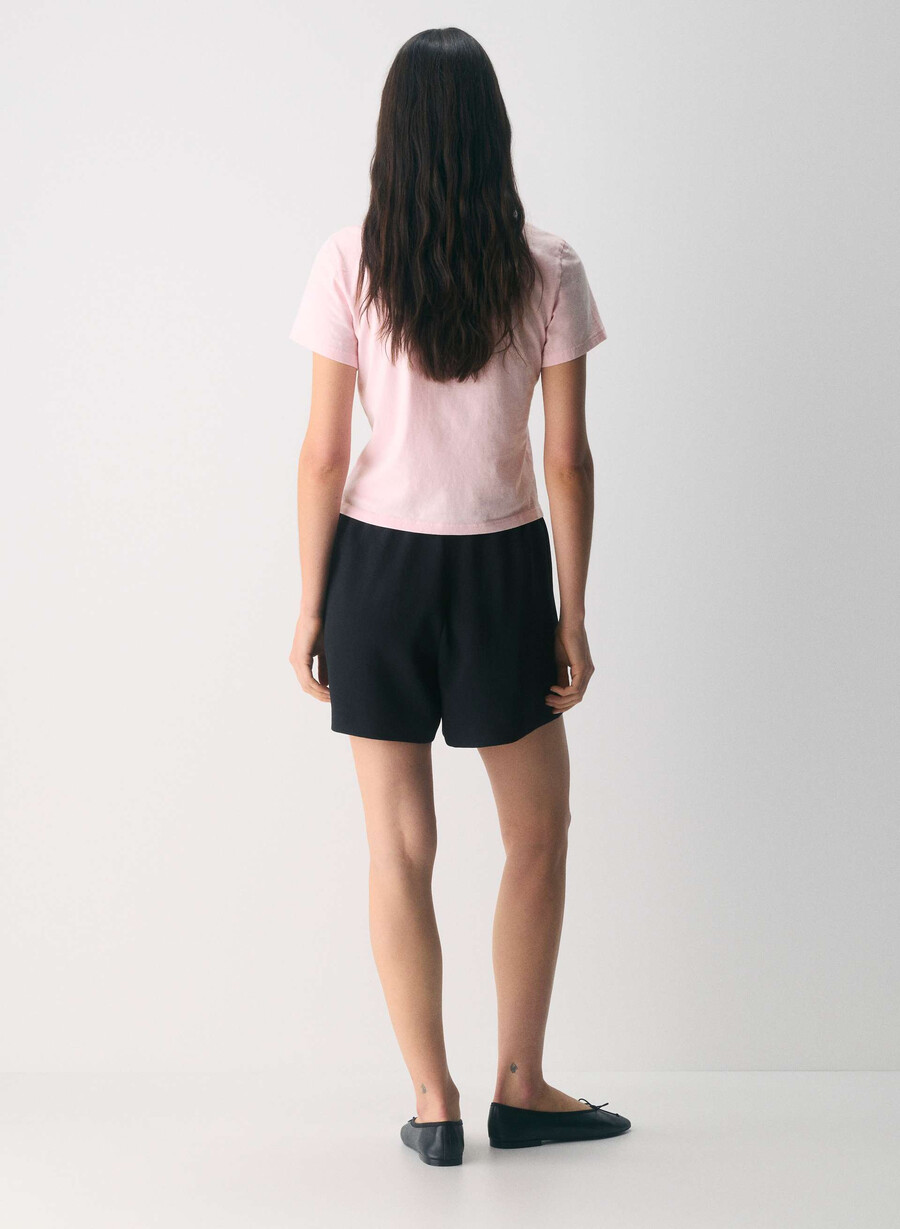 lodge short mid-thigh - crepette schwarz
