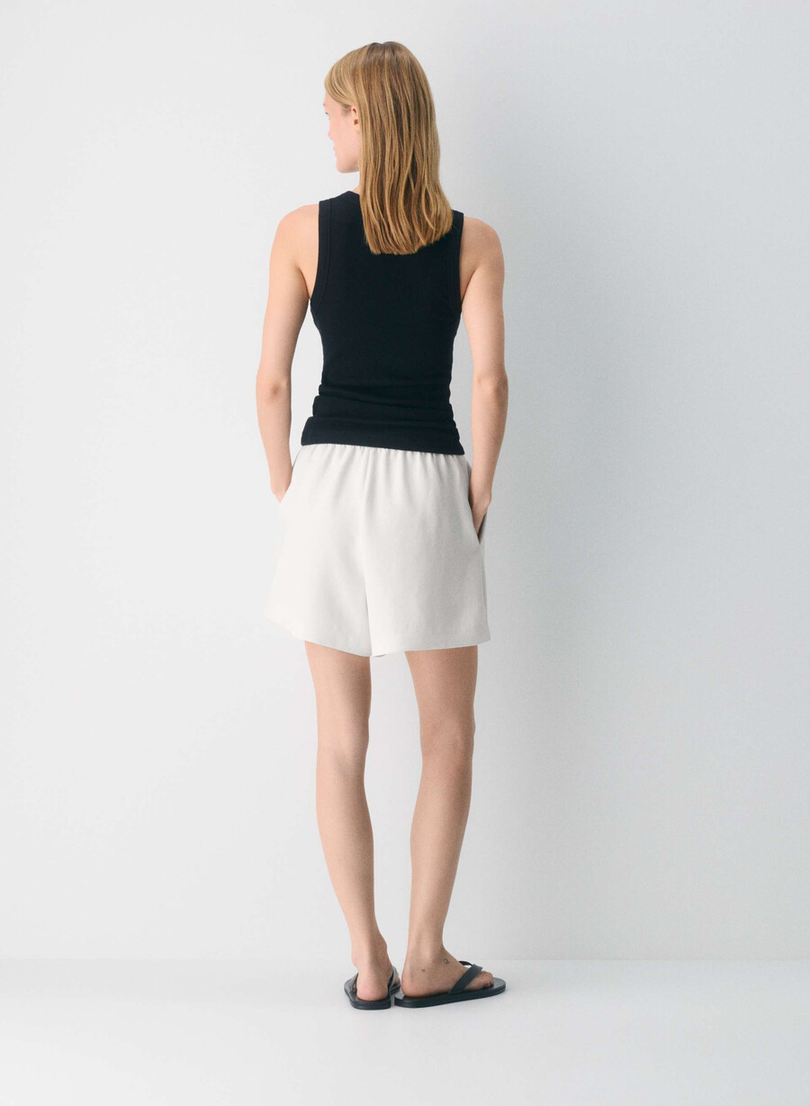 lodge short mid-thigh - crepette dunkeloliv