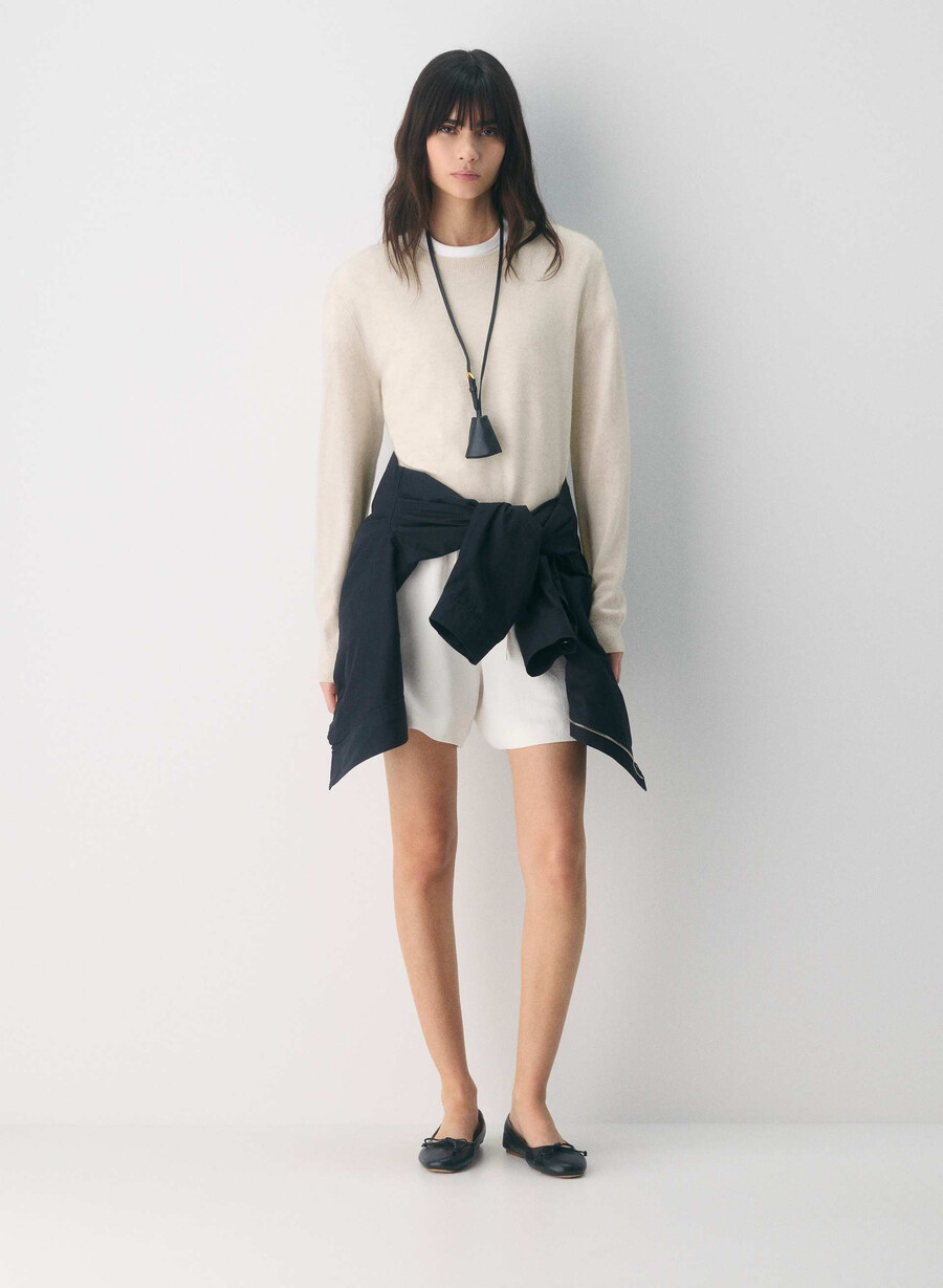 lodge short mid-thigh - crepette dunkelblau