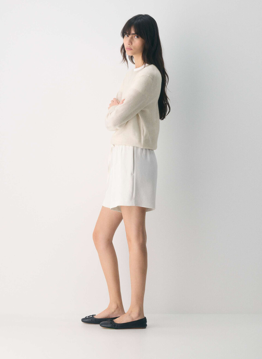 lodge short mid-thigh - crepette dunkelblau