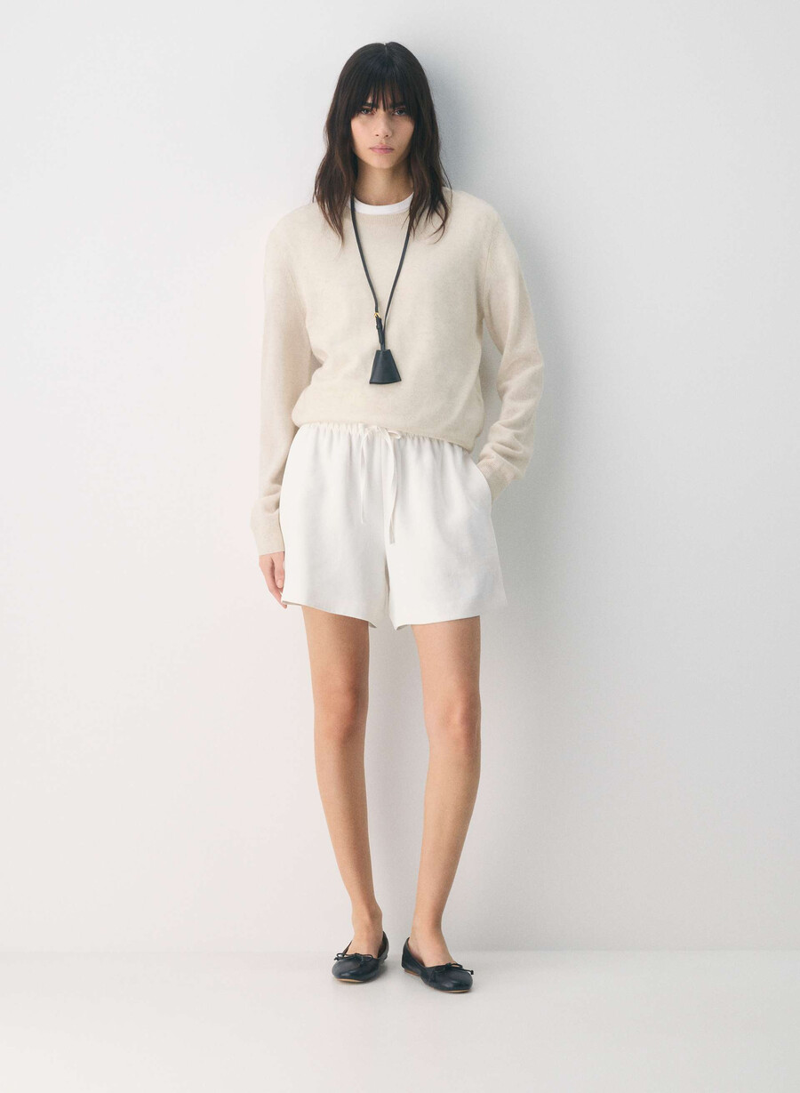 lodge short mid-thigh - crepette dunkelblau