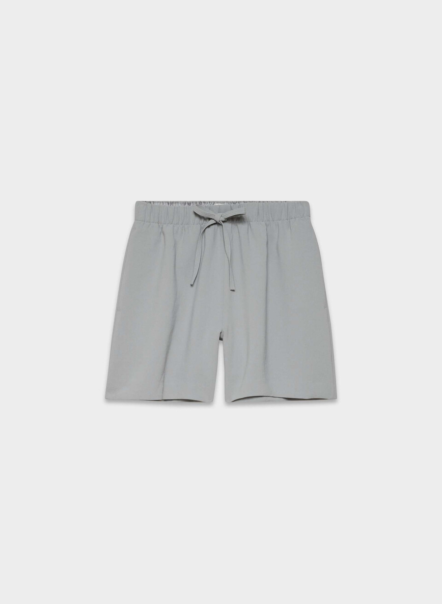 lodge short mid-thigh - crepette riverstone grau