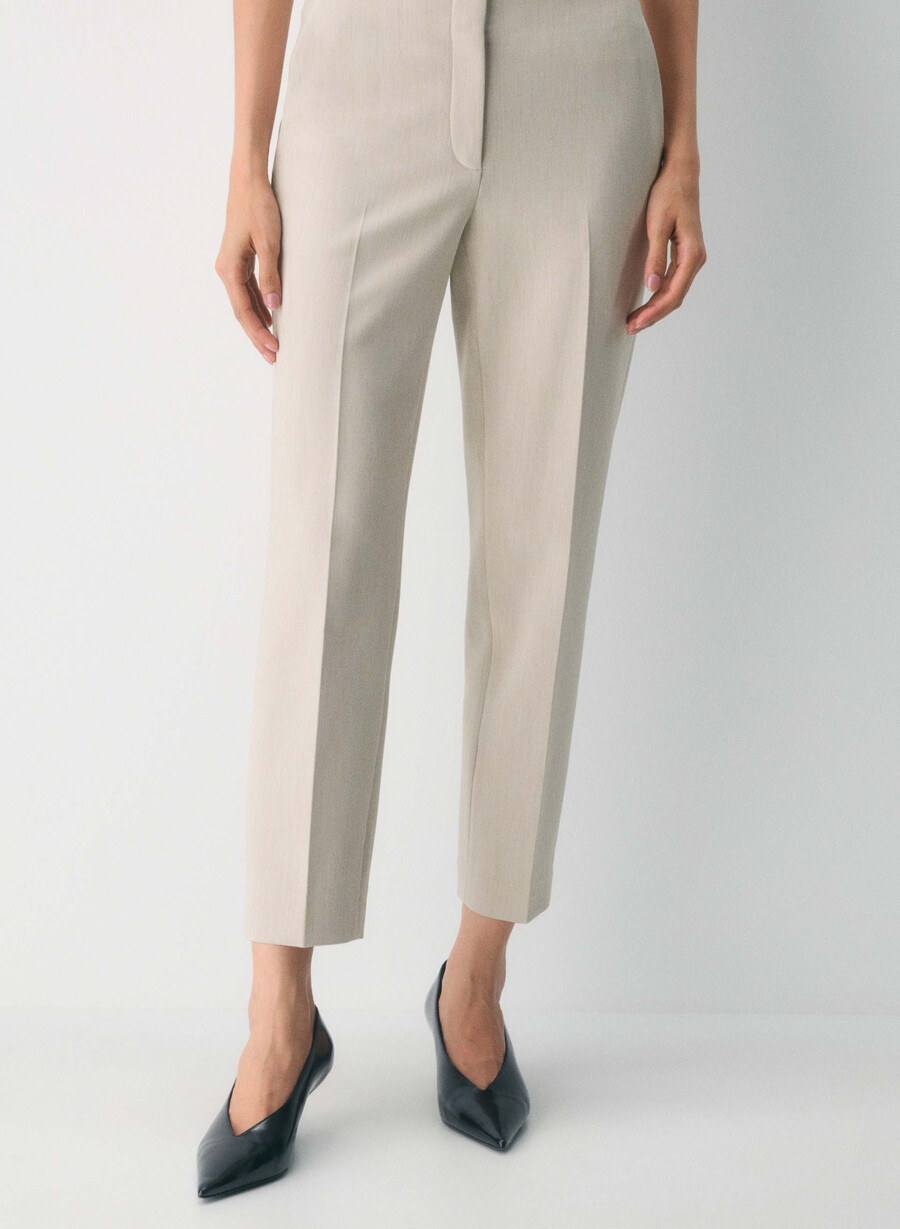 markova pant - reessential heather matte pearl