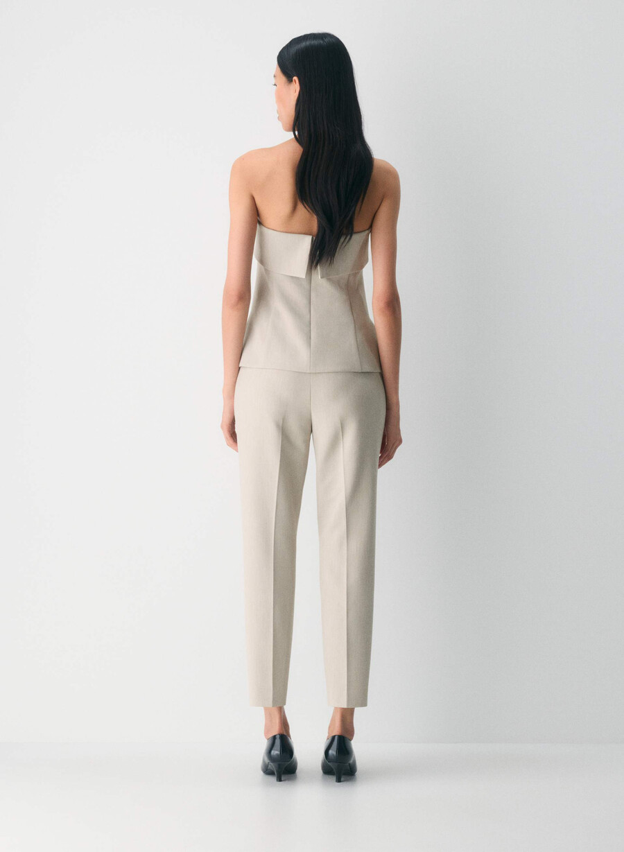 markova pant - reessential heather matte pearl