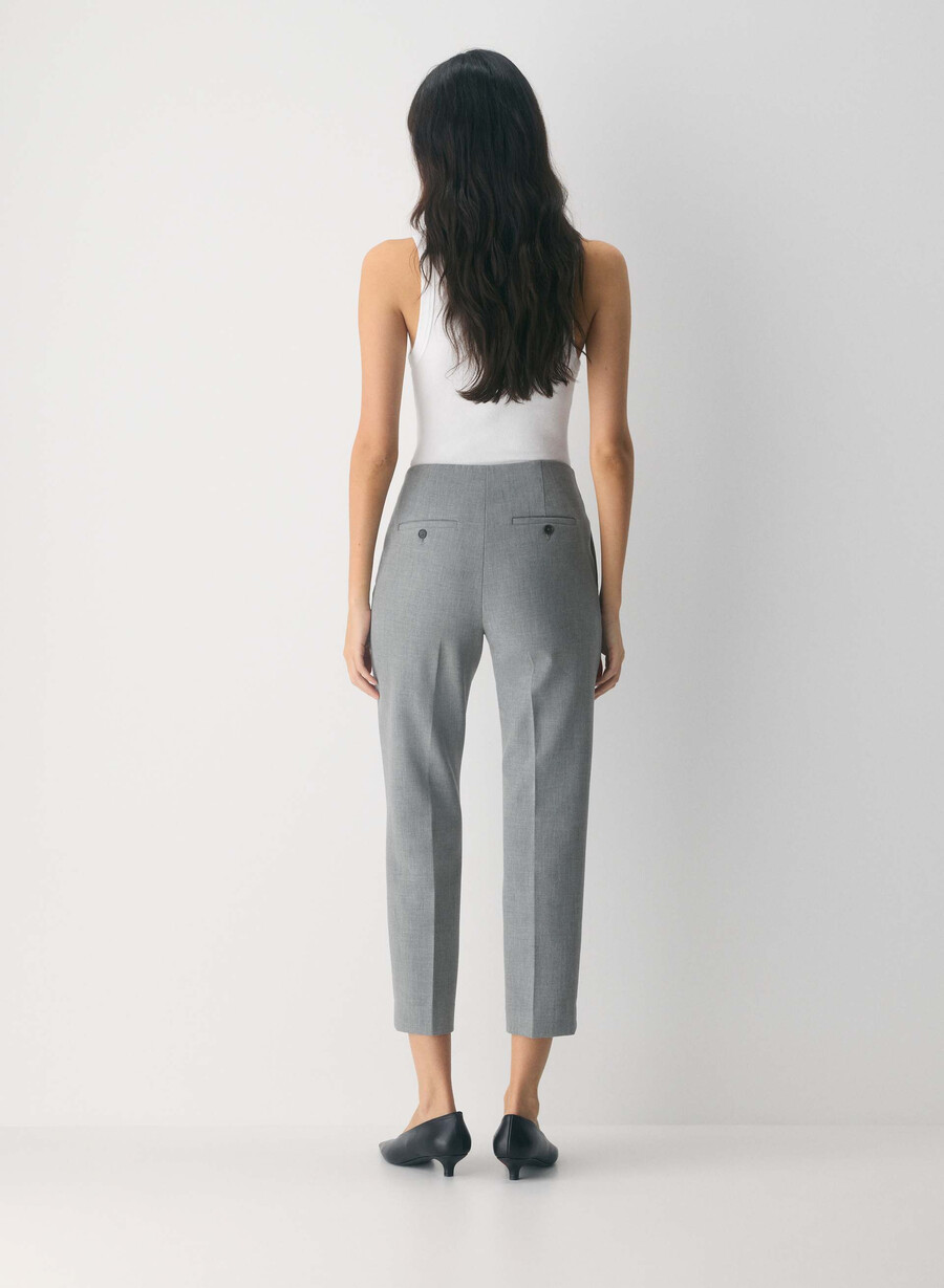 markova pant - reessential heather dark grey
