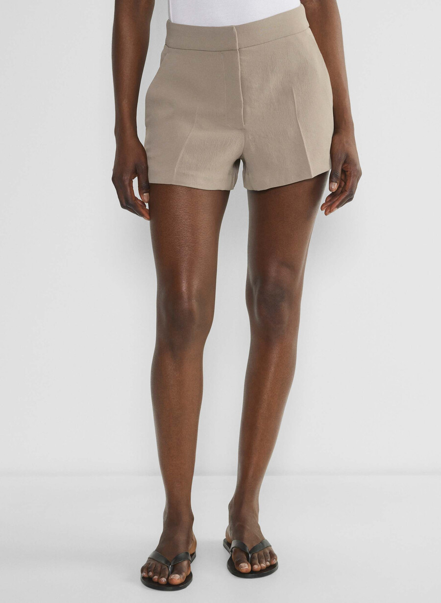 limitless short curve-fit mini - crepette nomad taupe