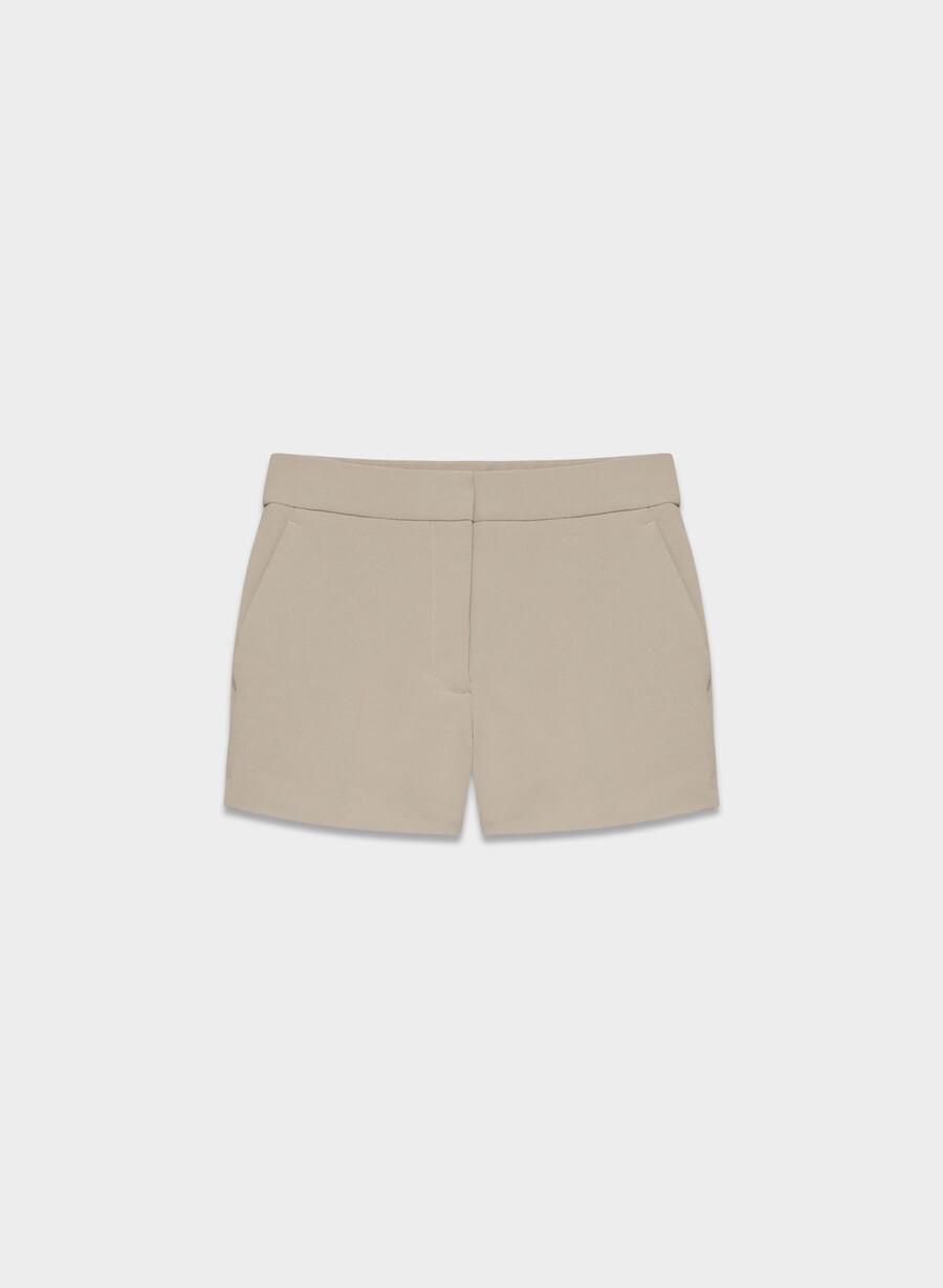 limitless short curve-fit mini - crepette nomad taupe