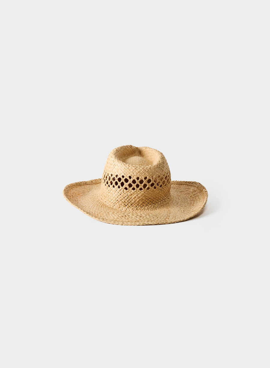 bask raffia hut sanddicht