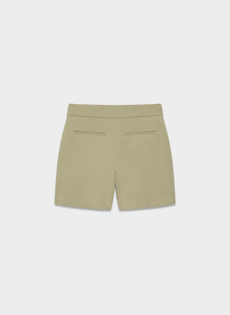 limitless short curve-fit mid-thigh - crepette sundried olive