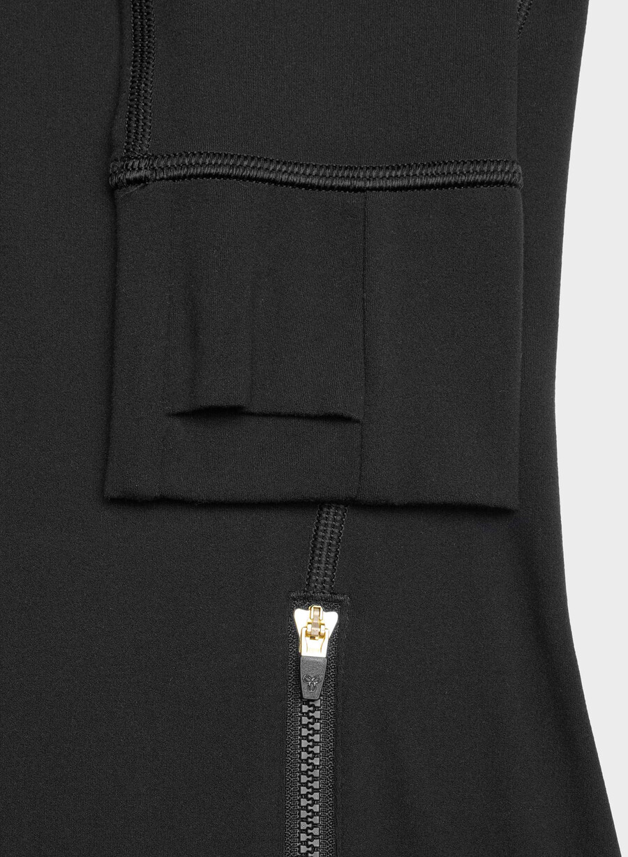 butter distance zip-up schwarz